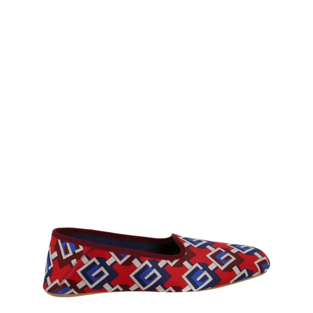 Geometric G Print Slippers